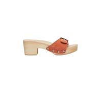 Scholl - Sabot en Daim avec Boucle Réglable - Femme - Chaussures - Rouge - Taille: 41 EU