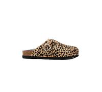 Scholl - Sabot fermé à imprimé animal avec boucle - Femme - Chaussures - Brun - Taille: 38 EU