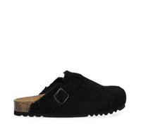 Scholl Sandales femme en Sherpa Fae New SL.F318121004 8004373642753-41, Noir , 41 EU