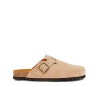 Scholl Sandales Olivier Suede - Dark Beige (beige, Système Tailles Chaussures EU, Adulte, Nombre, Moyenne, 41), beige, 41 EU