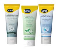 SCHOLL Scholl Crèmes Pieds Nutrition Intense 75ml - Crème Gommage 75ml - Crème Hydratante Adoussissante 75m