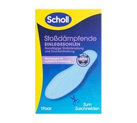 Scholl Semelles amortissantes contiennent plus de 3000 picots en gel pour une absorption des chocs et un soulagement de la pression tout au long de la journée, semelles respirantes et lavables