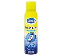 Scholl Spring Breeze Spring Spring Spring 150ml Anti-transpirant Neutralise Instantanément les Odeurs Réduit L'Humidité Protection 24h/24 Transparent Spray pour toutes les Chaussures, Transparent, 150