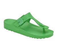 Scholl, Tongs pour femme avec sangle réglable, multicolore, vert, 39 EU