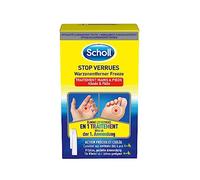 Scholl Traitement Verrues Pieds/Mains - Cryothérapie Précise et Rapide - Résultats Dès la Première Utilisation - Pour Enfants dès 4 Ans et Adultes - Action Efficace Basée sur Méthode Givrante