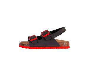 Scholl Turtle Sandale Unisex, Noir, 24 EU