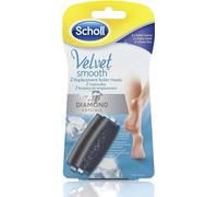 Scholl Velvet Smooth Express Pedi avec particules de diamant, 2 pces