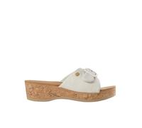 Scholl Wappy mémoire Coussin Sandales pour femme - Blanc Taille 38