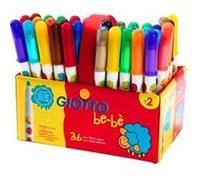 Giotto – Feutres Maxi Schoolpack – 36 feutres, 12 couleurs – lavable sur la peau
