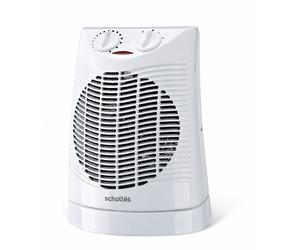 Scholtès Chauffage soufflant oscillant 2000 W pour salle de bains - Blanc