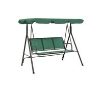Vidaxl Balancelle De Jardin Vert 170 Cm Textilène Et Acier