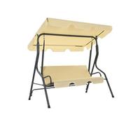 Vidaxl Balancelle De Jardin Blanc Crème 170 X 110 X 153 Cm