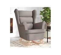 Schommelstoel 74x90x102 cm stof taupe4016925