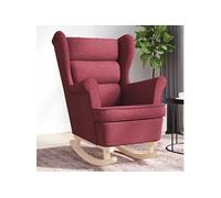 Chaise à bascule vert foncé 74x90x102 cm tissu chaise siège de salon vidaXL