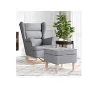 Chaise à bascule vert foncé 74x90x102 cm tissu chaise siège de salon vidaXL