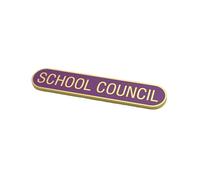 School Council Lot de 6 badges en métal Bleu/rouge/vert 2,5 cm, 5 Centimeters, Métal