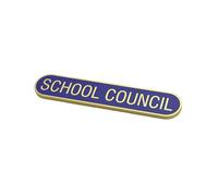 School Council Lot de 6 badges en métal Bleu/rouge/vert 2,5 cm, 5 Centimeters, Métal