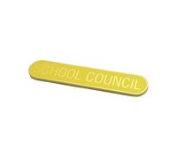 School Council Lot de 6 badges en métal Bleu/rouge/vert 2,5 cm, 5 Centimeters, Métal