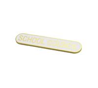 School Council Lot de 6 badges en métal Bleu/rouge/vert 2,5 cm, 5 Centimeters, Métal