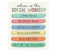 School Counseling Room Metal Tin Sign Where Is The Decor 12x8 Inch