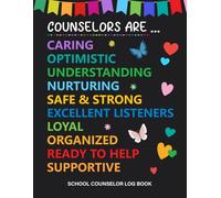 School Counselor Log Book: Keeper of Daily Student Counseling Records and Workbooks for School Counseling