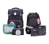 School-Mood Sac d'école bleu foncé rose pour fille Champion Schulranzen-Set 7 pièces Ella 265770