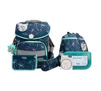 School-Mood Timeless Pro Set de cartables 7 pièces bleu pétrole