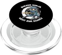 School Ninja Boy Scolarisation École pour Ninjas PopSockets PopGrip pour MagSafe