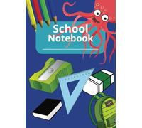 School Notebook: Unlock Your School Journey with Endless Possibilities | A4 Pages, Blank Canvas | Perfect for Notes, Sketches, and Every Class Adventure
