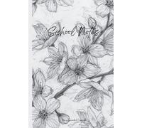 School Notes Schulnotizheft für Mädchen für Schule Studium Sakura-Blüten Style Blumen
