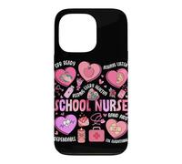 School Nurse RCR Ready Always Listen Keeping Every Healthy D Coque pour iPhone 13 Pro