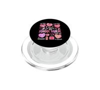 School Nurse RCR Ready Always Listen Keeping Every Healthy D PopSockets PopGrip pour MagSafe