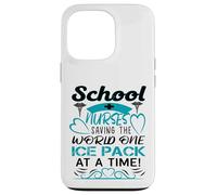 School Nurses Saving The World One Ice Pack at A Time Coque pour iPhone 13 Pro