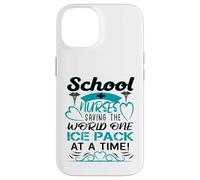 School Nurses Saving The World One Ice Pack at A Time Coque pour iPhone 14