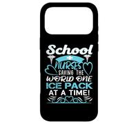 School Nurses Saving The World One Ice Pack at A Time Coque pour iPhone 17 Pro Max