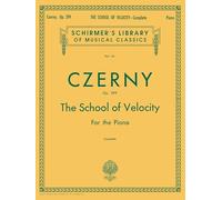 School of Velocity, Op. 299 (Complete). Solo de Piano. | Carl Czerny | études de vélocité pour piano solo | édition complète révisée et doigtée par Max Vogrich | niveau intermédiaire à avancé