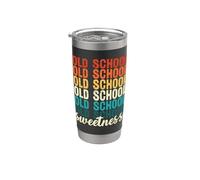 School Old Sweetness Grands-parents retraités Retraite rétro Gobelet isotherme en acier inoxydable double paroi