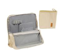 School Pencil Case, Large Multi-Compartment Pencil Pouch, 22x22x6cm/8.66x8.66x2.36 Inches Waterproof Storage Bag, Cosmetic Organizer, Portable Stationery Holder for School College Travel Home