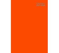 School Planner A5: " Orange Cover " Daily Weekly And Monthly - Horizontal Layout - Student & Teacher Homeschool - Elementary, Middle School, High ... - Small Size 5.8 x 8.3 Non Spiral Bound.