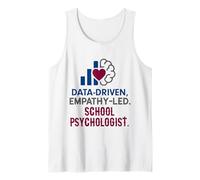 School Psychologist Data Driven Empathy LED Behavioral Brain Débardeur