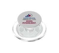 School Psychologist Data Driven Empathy LED Behavioral Brain PopSockets PopGrip pour MagSafe