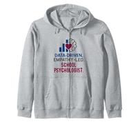 School Psychologist Data Driven Empathy LED Behavioral Brain Sweat à Capuche