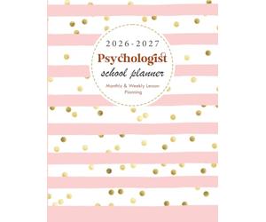 School Psychologist Planner 2026-2027: A Simple Lesson Planning School Psych to Keep Track of All Your Related Documents