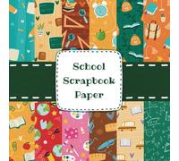 School Scrapbook Paper: Decorative Craft Sheets for Scrapbooking, Art Projects, Origami, Card Making - Watercolor Floral Design - Handmade Double-Sided - Size 8.5 x 8.5 - 96 Pages