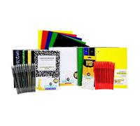 School Supply Boxes Ensemble d'écriture pour l'école primaire | 1 boîte - 51 pièces par boîte | School Supply Boxes - Essentiels de la rentrée scolaire | Comprend des livres de composition, des