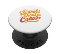 School Vibes Crew est un enseignant de retour à l'école PopSockets PopGrip Adhésif
