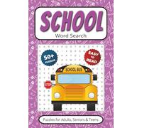 School Word Search Games: 50+ Puzzles With Easy to Read Print about Education, Learning, Teaching & More | 6x9 inches 110 pages | Gift for Vacations, Holidays, Leisure