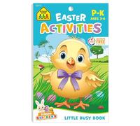 School Zone Easter Activities Workbook: 48 Pages, Preschool, Kindergarten, Mazes, Hidden Pictures, Dot to Dots, Connect the Dots, Easter Coloring Book, Stickers, Ages 3 to 6 (Little Busy Book Series)