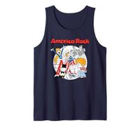 Schoolhouse Rock America Rock Round Logo USA Cartoon Débardeur