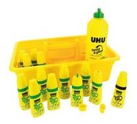 Schoolpack Twist and Glue Uhu 12 flacons Twist recharge 500ml G